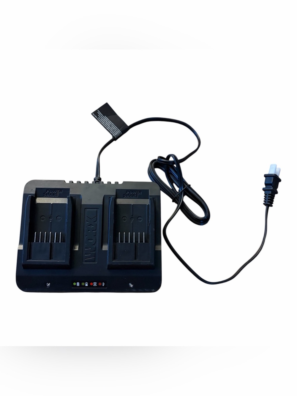 Dual Port Battery Charger - Black
